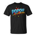 Popou Grandpa Man Myth Legend Hero Pop Art Comic Book T-Shirt Popou Grandpa Man Myth Legend Hero Pop Art Comic Book T-Shirt