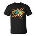 POW Colorful Comic Book Pop Art Fun Superhero T-Shirt