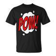 POW Comic Art Book Superhero Bubble Cartoon T-Shirt T-Shirt POW Comic Art Book Superhero Bubble Cartoon T-Shirt T-Shirt