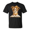 Puppy Open Book Reading Dog Lover Graphic Portrait Round T-Shirt Puppy Open Book Reading Dog Lover Graphic Portrait Round T-Shirt