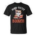 Purr-Fectly Bookish Cats And Books T-Shirt Purr-Fectly Bookish Cats And Books T-Shirt