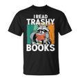 Raccoon Smutty Book Lover Spicy Romance Novels Women's T-Shirt