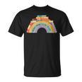 Rainbow Books Teacher Books Bring Color To Life Tee T-Shirt Rainbow Books Teacher Books Bring Color To Life Tee T-Shirt