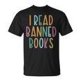 I Read Banned Books Challenged Books T-Shirt