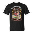 Read Banned Books Gain Forbidden Knowledge Cute Cat Reader T-Shirt