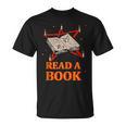 Read a Book Pentagram Satan Occult Goth Satanic T-Shirt