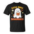 Read More Books With Ghost For Halloween Teacher Costume T-Shirt Read More Books With Ghost For Halloween Teacher Costume T-Shirt