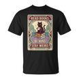 Read Books Be Kind Stay Weird Cat Tarot Card Coffee Reading T-Shirt