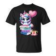 Read Books Be Kind Stay Weird Cute Unicorn Reading Librarian T-Shirt Read Books Be Kind Stay Weird Cute Unicorn Reading Librarian T-Shirt