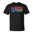 Read Books Lift Weights Fight Fascists Tie Dye Men Women T-Shirt