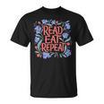 Read Eat Repeat Book Club Readers Book Lovers T-Shirt