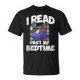 I Read Past My Bedtime Book Bookworm T-Shirt