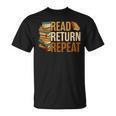 Read Return Repeat Cute Librarian Library Worker Book Lovers T-Shirt