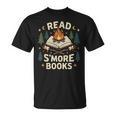 Read S'More Books Cute Campfire Reading Book Lovers T-Shirt