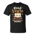 Read S'More Books Reading Campfire Camping T-Shirt
