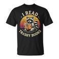 I Read Trashy Books Raccoon T-Shirt