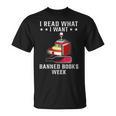 I Read What I Want Banned Books Bookworm Nerd Lover T-Shirt