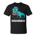 Readasaurus Reading Dinosaur Bookworm Book Reader Meme T-Shirt Readasaurus Reading Dinosaur Bookworm Book Reader Meme T-Shirt