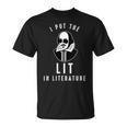 Reader Bookworm Reading Literature Book Poem Books T-Shirt