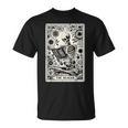 The Reader Skeleton Book Lover Tarot Card Reading Book T-Shirt The Reader Skeleton Book Lover Tarot Card Reading Book T-Shirt