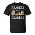 Readers Are Leaders Books Shirt Reading Teacher Librarian T-Shirt