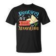 Reading Adventure Librarian Bookworm Book Lover T-Shirt Reading Adventure Librarian Bookworm Book Lover T-Shirt