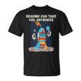 Reading Can Take You Anywhere Astronaut Book Lover Teacher For Men Women Kids T-Shirt