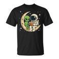 Reading Astronaut & Alien Reading Bookworm Reader T-Shirt