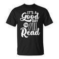 Reading Book Reader Bookworm Librarian Teacher Student Men Women T-Shirt