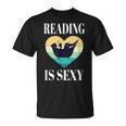 Reading Books In Bathtub Bathing Sexy Bookworm Reading Rats T-Shirt