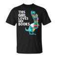 Reading Books For Girl Kids Bookworm Story Reader T-Shirt
