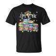 Reading Books I'm Ok National Book Lovers Lights Christmas T-Shirt Reading Books I'm Ok National Book Lovers Lights Christmas T-Shirt