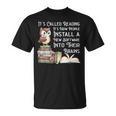 Reading Books Stimulates The Imagination Software For Brains T-Shirt Reading Books Stimulates The Imagination Software For Brains T-Shirt