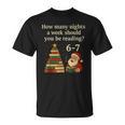 Reading Christmas Tree Book– Reading 6 7 Meme T-Shirt Reading Christmas Tree Book– Reading 6 7 Meme T-Shirt