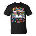 Reading Colors Our World Rainbow Books Kids T-Shirt