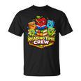Reading Crew Teacher Literacy Classroom Book T-Shirt
