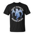 Reading Dragon Easily Distracted By Books Lover Bookworm T-Shirt Reading Dragon Easily Distracted By Books Lover Bookworm T-Shirt