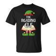 Reading Elf Family Matching Group Christmas Books T-Shirt