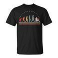 Reading Evolution Retro Books Hobby Reading T-Shirt
