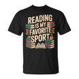 Reading Is My Favorite Sport Book Lover Reader T-Shirt