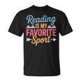 Reading Is My Favorite Sport Book Lover Saying T-Shirt Reading Is My Favorite Sport Book Lover Saying T-Shirt