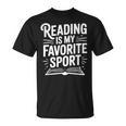 Reading Is My Favorite Sport Book Lover T-Shirt