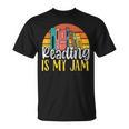 Reading Is My Jam Bookworm Book Reading T-Shirt Reading Is My Jam Bookworm Book Reading T-Shirt