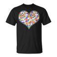 Reading Library Books Lover Heart Librarian Awesome Cute T-Shirt