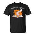 Reading Is Magical Book Lover & Axolotl T-Shirt Reading Is Magical Book Lover & Axolotl T-Shirt