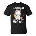 Reading Is Magical Book Lover Unicorn English Teacher Girls T-Shirt