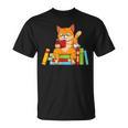 Reading For Men Women Books Cat Reading Lover T-Shirt