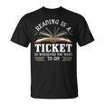 Reading For Men Women Cool Book Reader Teacher T-Shirt