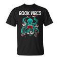 Reading For Men Women Octopus Books Geek Read Learning T-Shirt Reading For Men Women Octopus Books Geek Read Learning T-Shirt