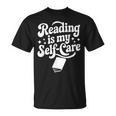 Reading Is My Self-Care Cozy Book Lover Tee T-Shirt